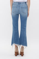 The Moscato Crop Flare Jeans