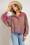 The Kathryn Printed Blouse