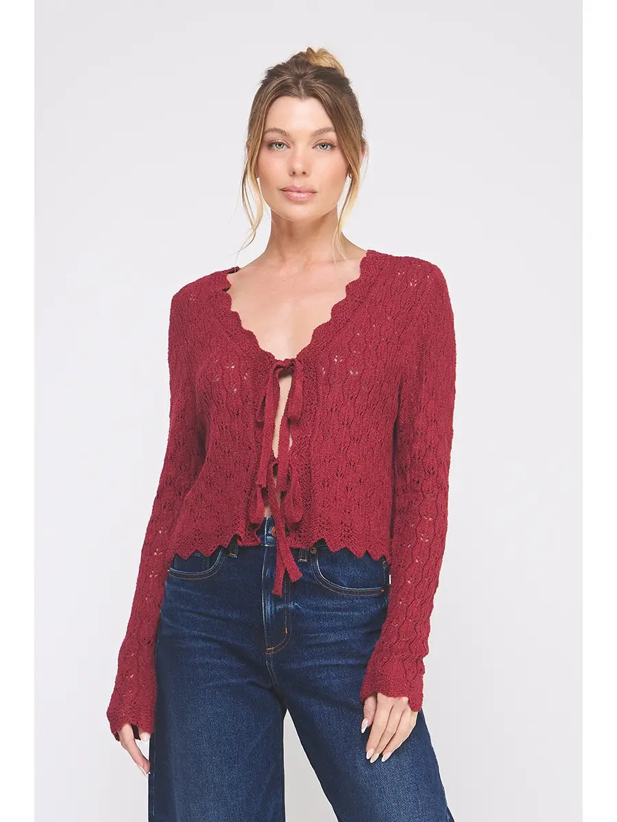 Wild Poppy Cardi