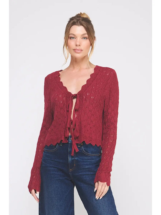 Wild Poppy Cardi