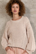 Cable Knit Pullover by POL