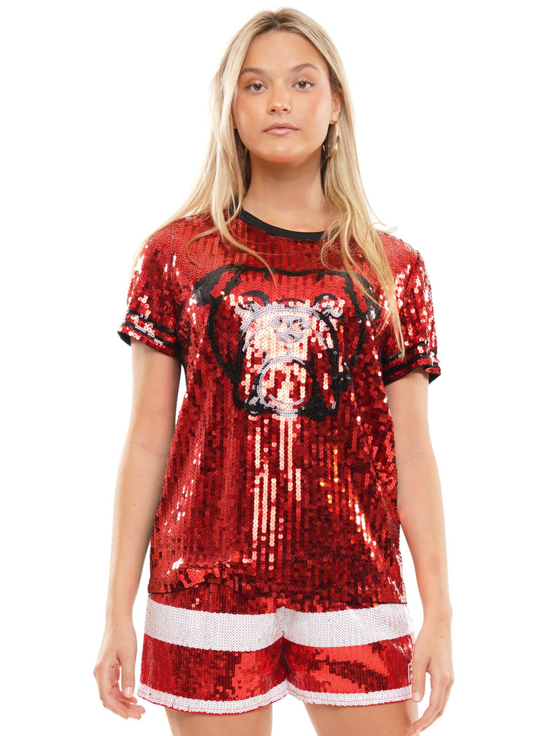 Bulldog Sequin Shirt