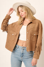 On The Fringe Suede Jacket