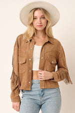 On The Fringe Suede Jacket