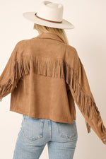 On The Fringe Suede Jacket