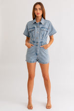 The Danny Denim Romper
