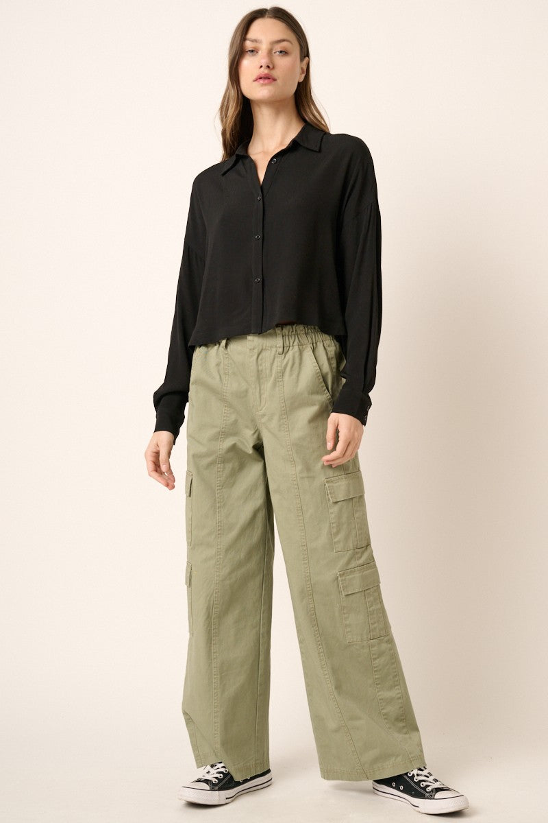 Low Rise Cargo Pants