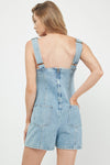 Sleeveless Denim Romper
