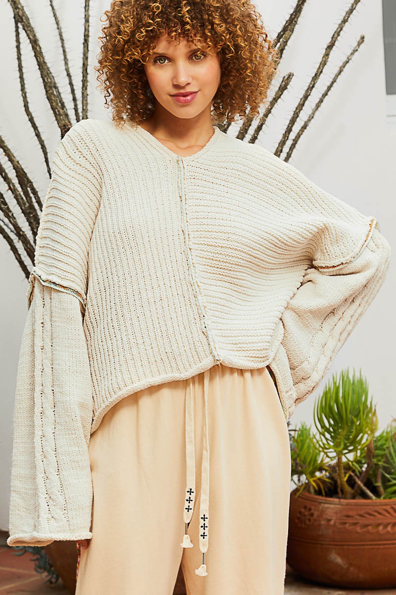 Balloon Sleeve Pullover by POL