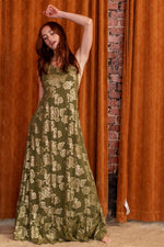 Autumn Glimmer Halter Dress
