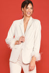 Fabulously Feathered Blazer