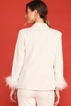 Fabulously Feathered Blazer
