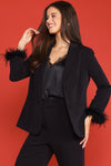 Fabulously Feathered Blazer