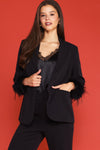 Fabulously Feathered Blazer