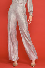 Pop The Champagne Metallic Pants