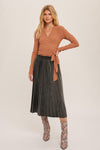 Criss Cross Ribbed Top