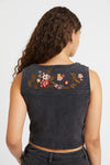 wild flower vest