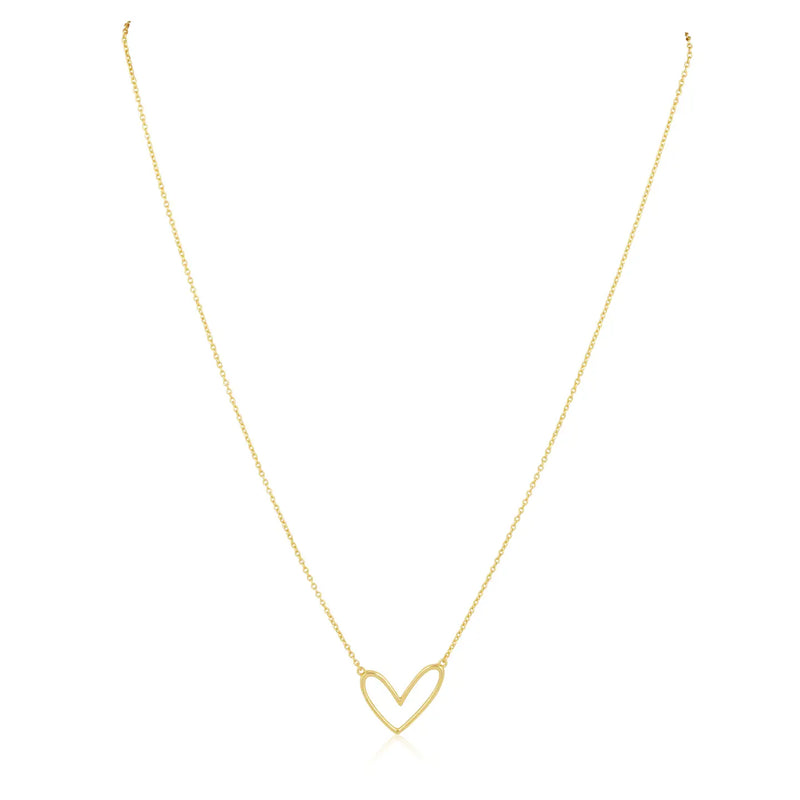 The Abigail Open Heart Necklace