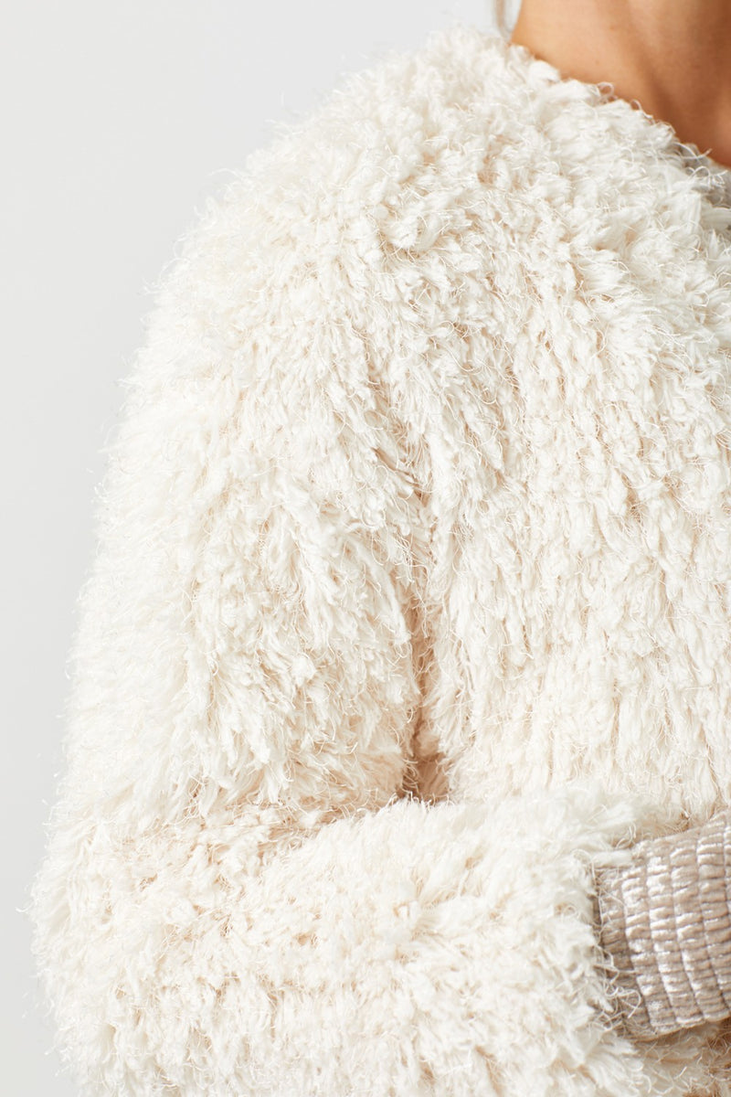 Faux Fur Open Jacket by Mystree