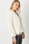 Faux Fur Open Jacket by Mystree
