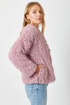 Faux Fur Open Jacket by Mystree