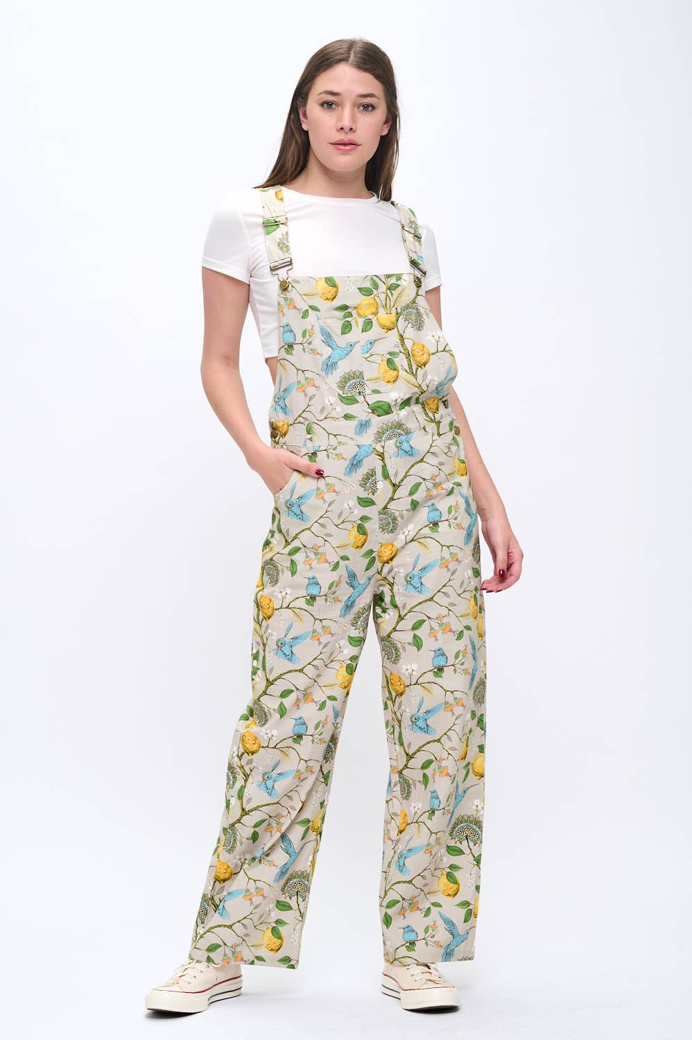 Lemons & Hummingbird Overalls