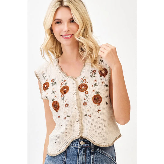 Flower Bloom Vest