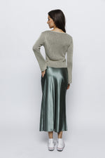 Uptown Girl Satin Skirt