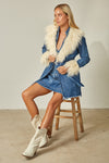 Phoebe style, hippie, hippie style, denim jacket, fur jacket, jacket, denim