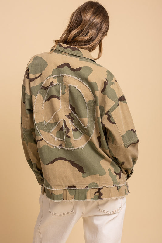 Peace Patch Camo Jacket