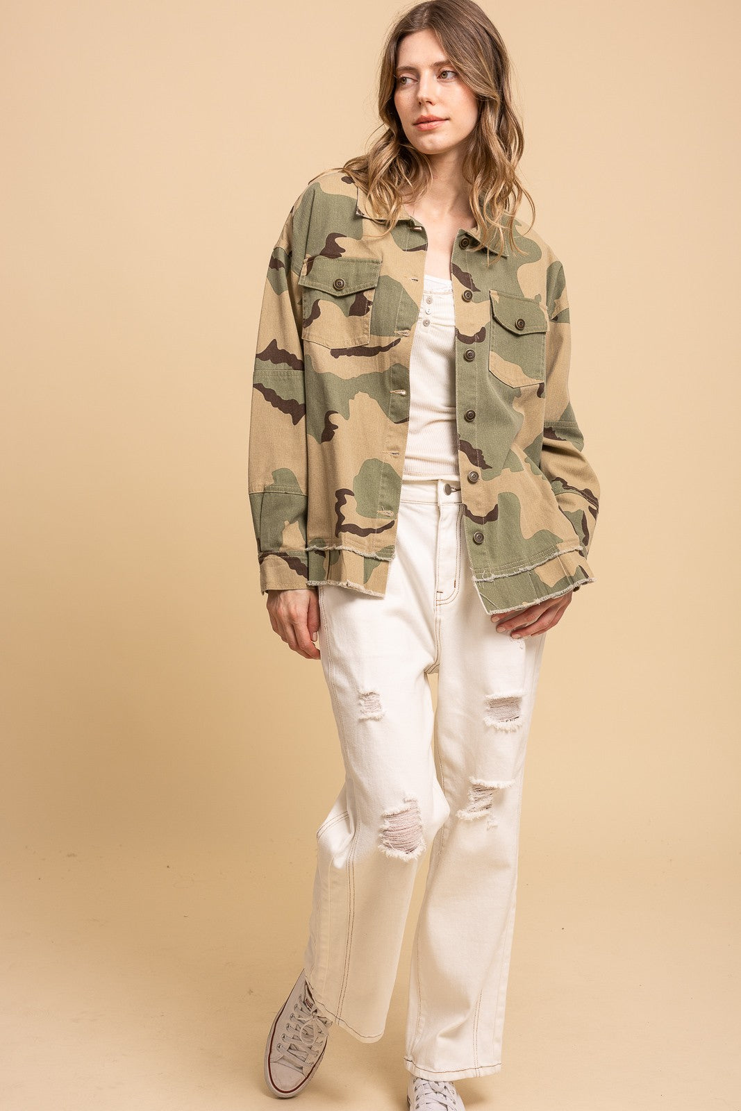 Peace Patch Camo Jacket