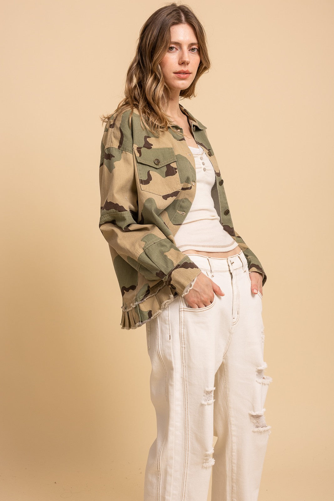 Peace Patch Camo Jacket