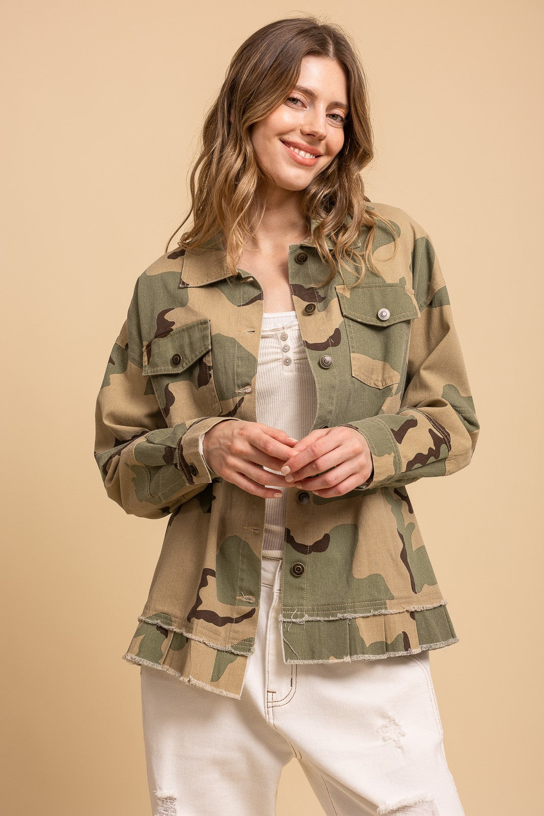 Peace Patch Camo Jacket