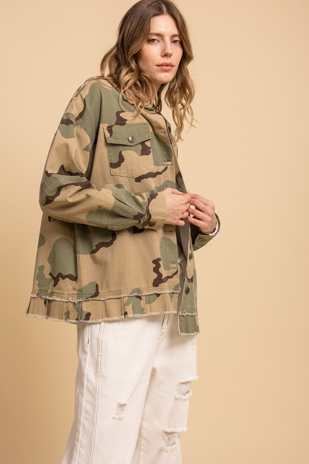 Peace Patch Camo Jacket