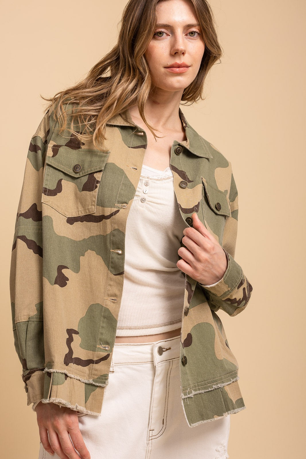 Peace Patch Camo Jacket