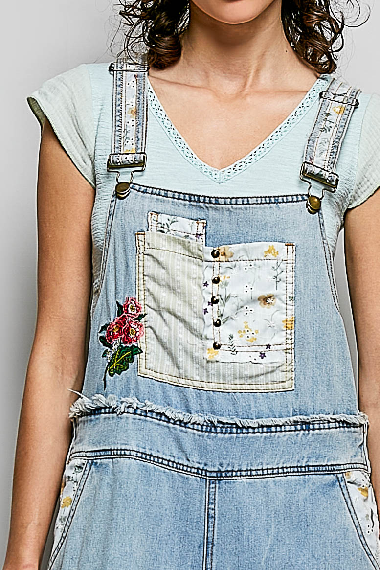 The Amy Patchwork Overalls