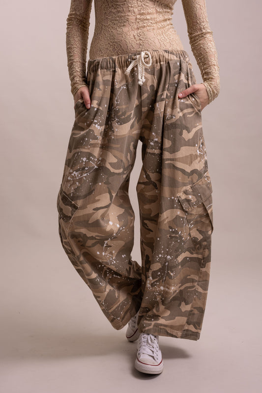 Paint Spatter Camo Pants