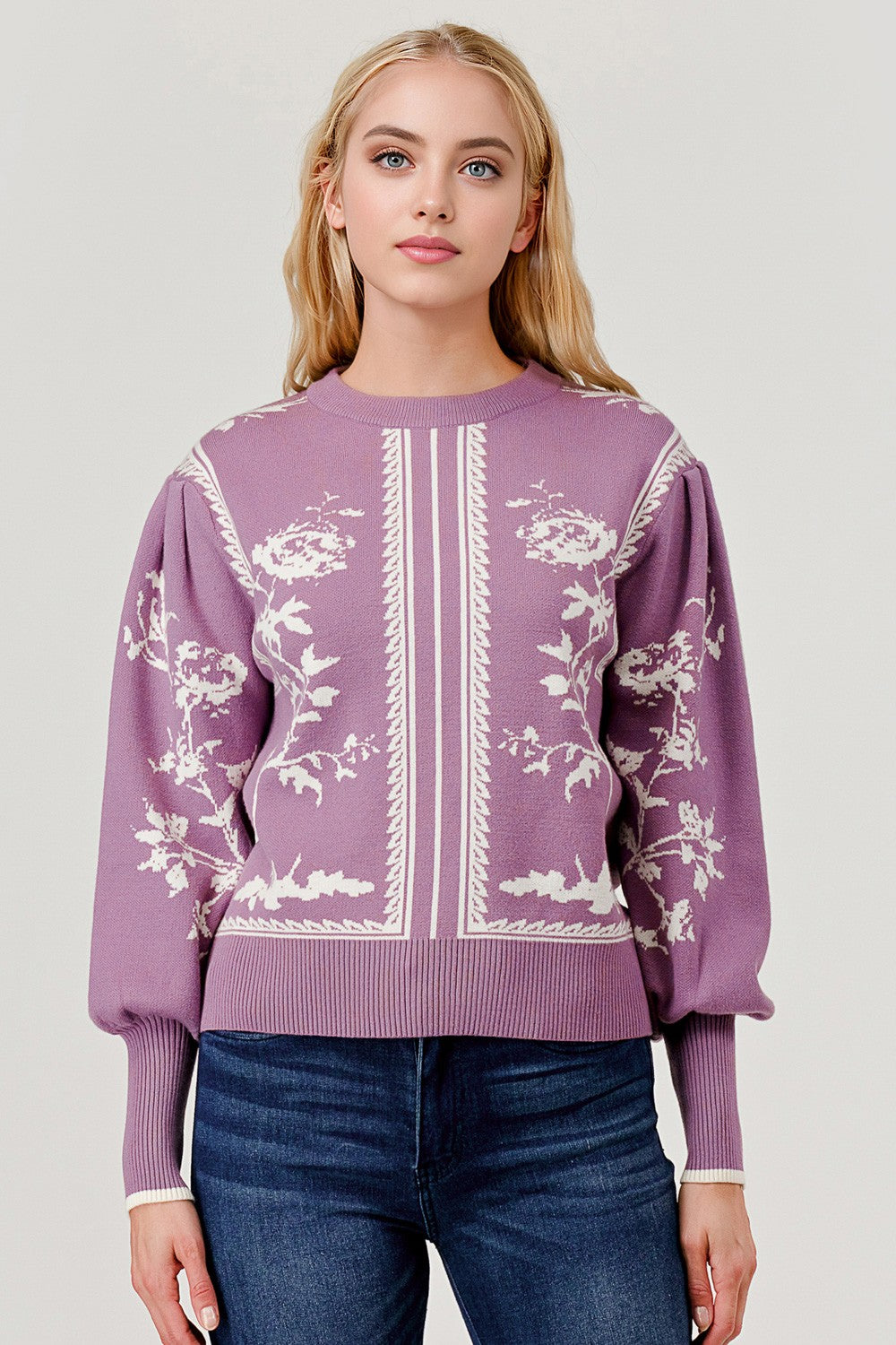 Vintage Blooms Sweater