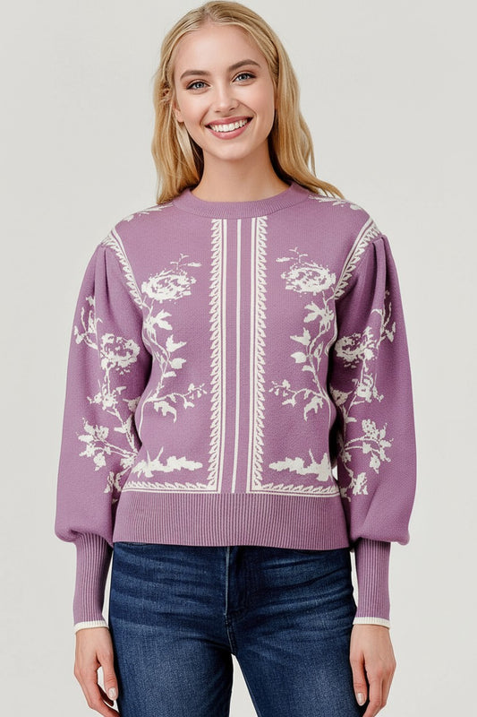 Vintage Blooms Sweater