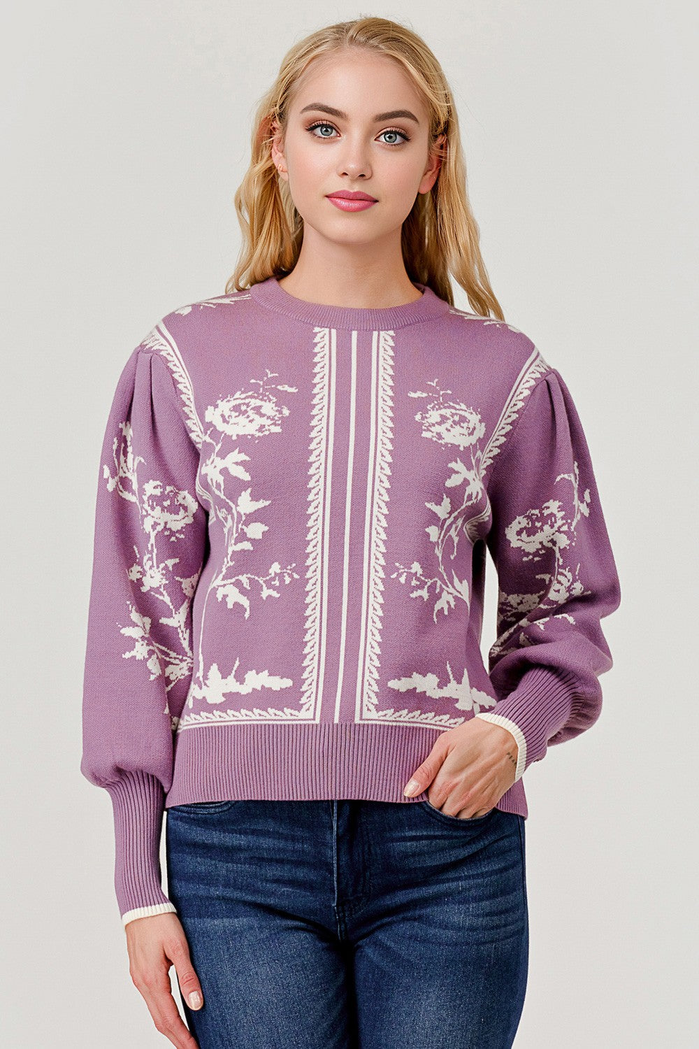 Vintage Blooms Sweater