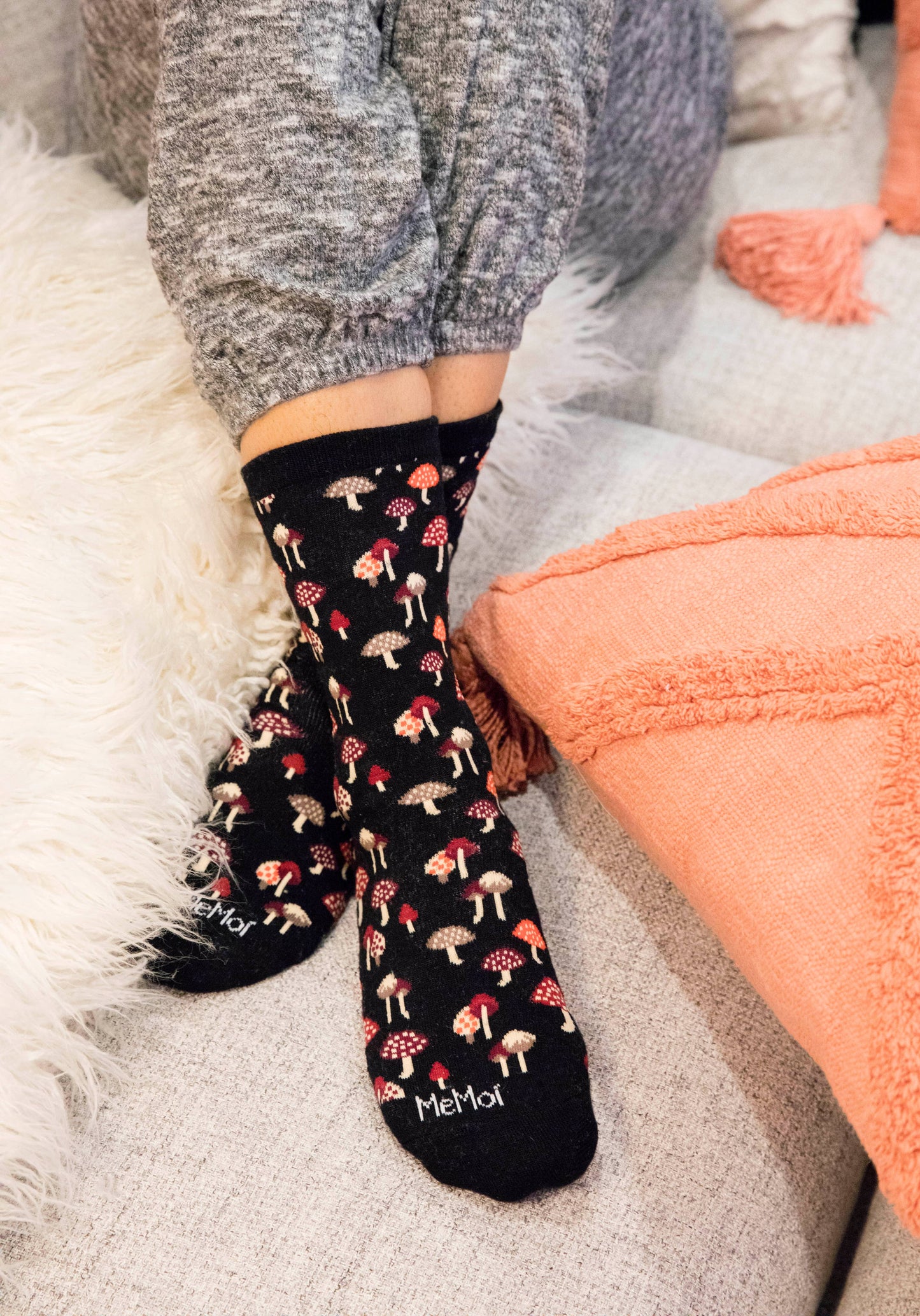 Memoi Blend Crew Sock