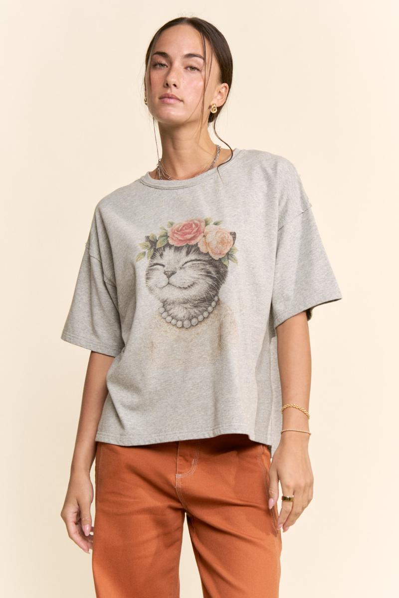 Crowned Kitty Top
