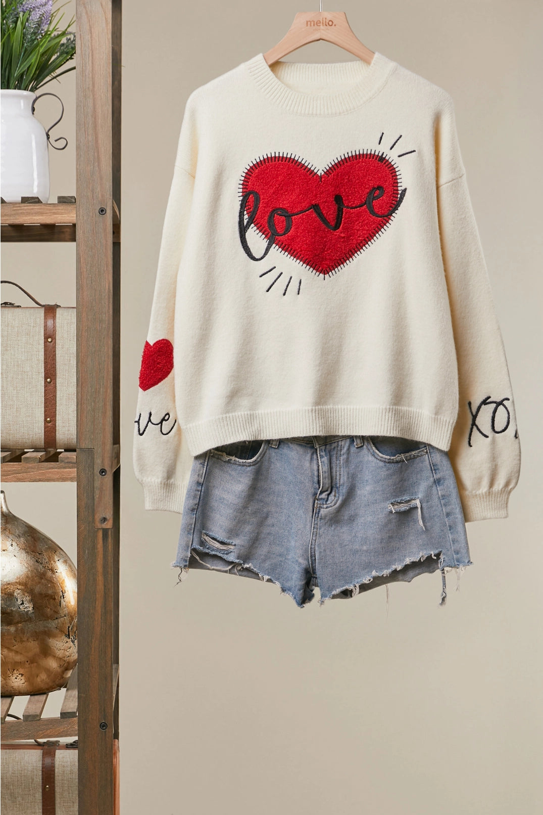 Heart on my Sleeve Sweater