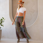 Fiona Flared Patchwork Pants