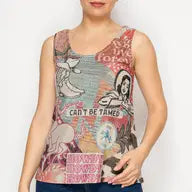 Cowboy Can't Tame Me Tank Top