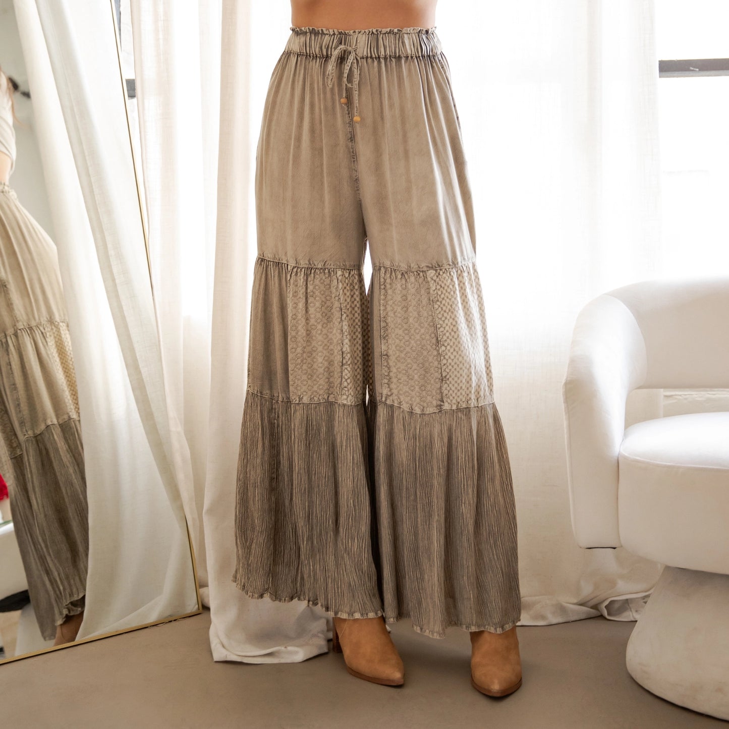 Mineral Washed Boho Pants