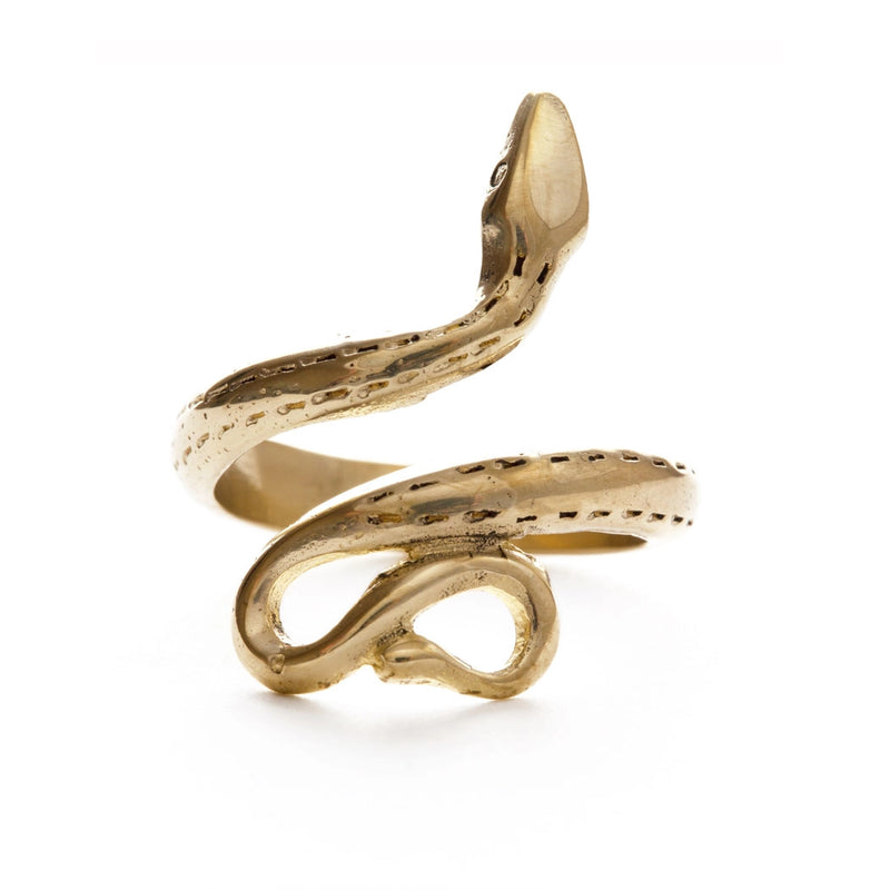 Serpent Ring Brass