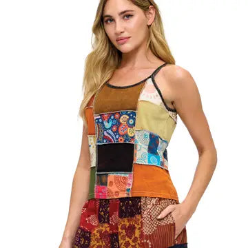 Patchwork Double Sided Tank
