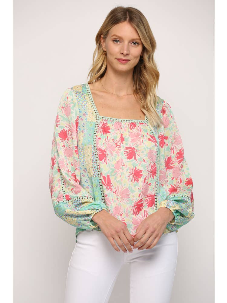 The Milan Multicolored Top