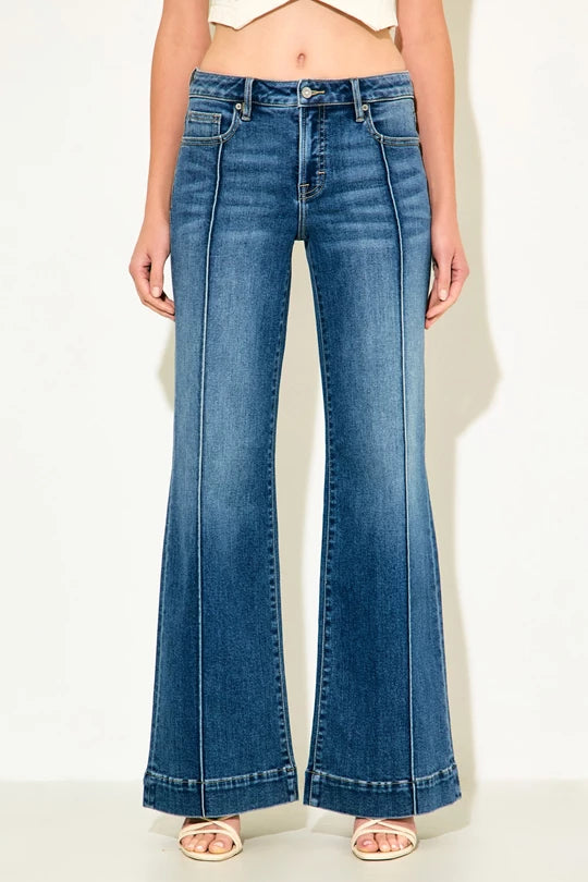 Hidden Happi Flare Mid-rise Jeans